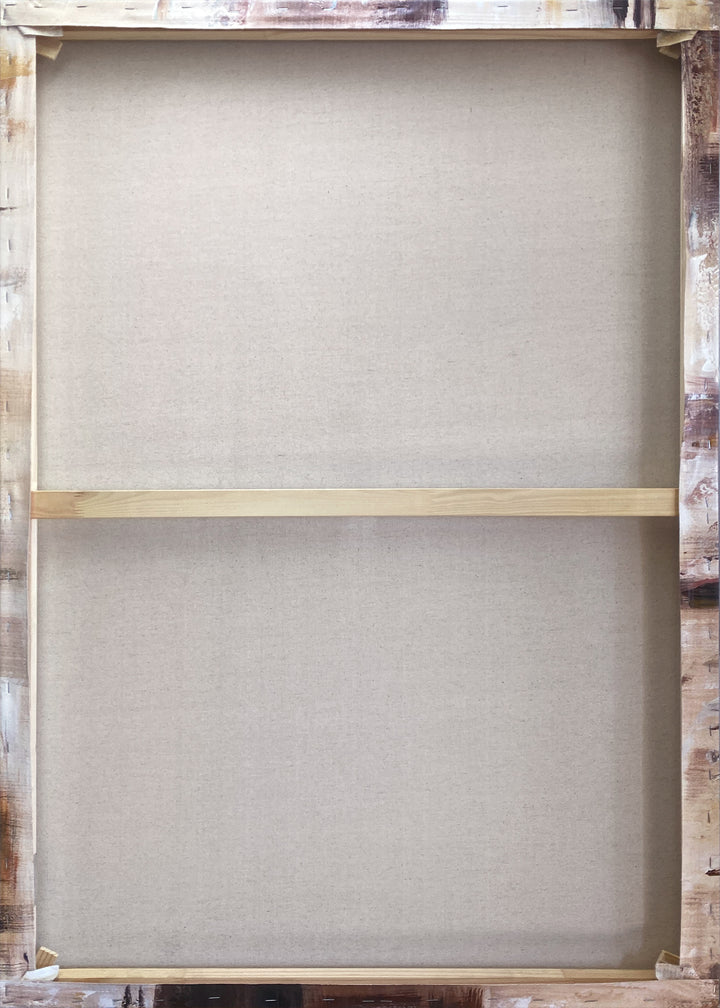 Abstrakt Oljemålning - Domsten