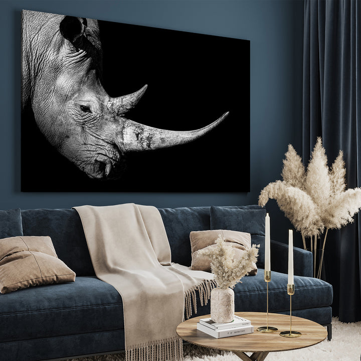 Canvastavla - Rhinoceros